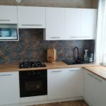 Угловая кухня Тапс 5 метров (белая)