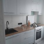 Прямая кухня АртКухня 2,55 метра (ледяное дерево)