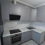 Угловая кухня Цирта 3,8 метра (серый пыльный)