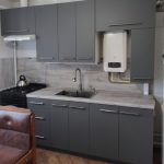 Прямая кухня Вдохновение 2,5 метра (графит)