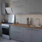 Прямая кухня Алиот 2,4 метра (серый пыльный)