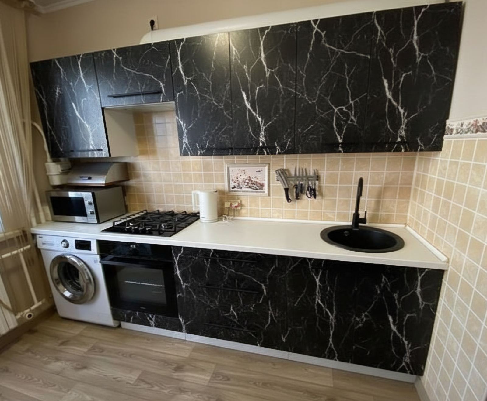 Прямая кухня Фобос 2,8 метра (марквина)