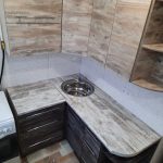 Угловая кухня БлэкВайт 3 метра (дуб юкон/сосна джексон)