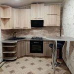 Угловая кухня ЭкоДизайн 3,5 метра (дуб сонома/трюфель)