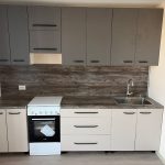 Прямая кухня Грейвуд 2,7 метра (оникс серый/кашемир серый)