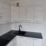 Угловая кухня Венера 3,9 метра (ледяное дерево)