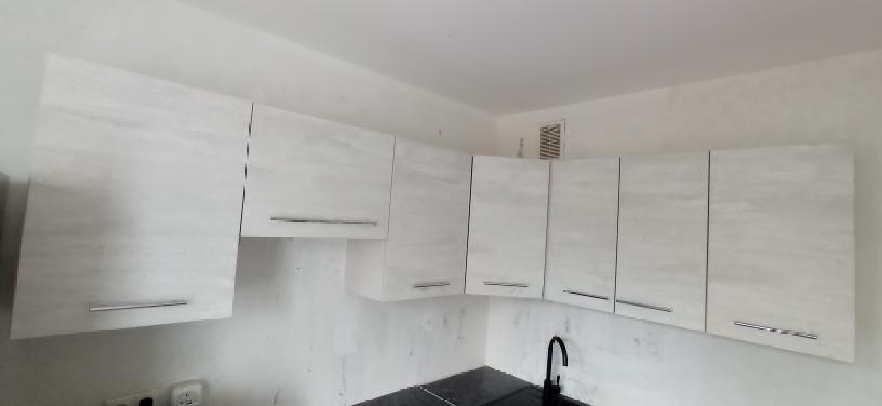 Угловая кухня Венера 3,9 метра (ледяное дерево)