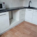 Угловая кухня Венера 3,9 метра (ледяное дерево)