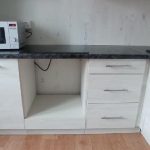 Угловая кухня Венера 3,9 метра (ледяное дерево)