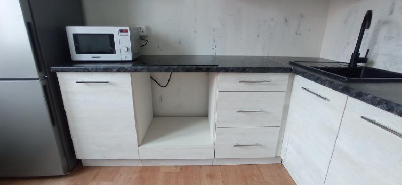 Угловая кухня Венера 3,9 метра (ледяное дерево)