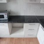 Угловая кухня Венера 3,9 метра (ледяное дерево)