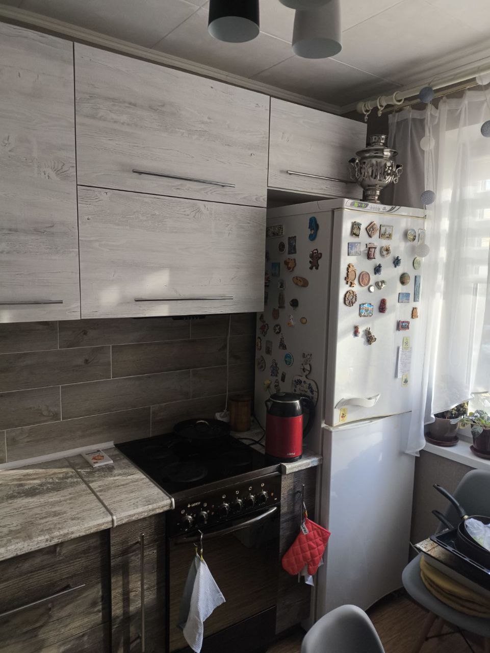 Угловая кухня Элегия 4,1 метра (сосна джексон)