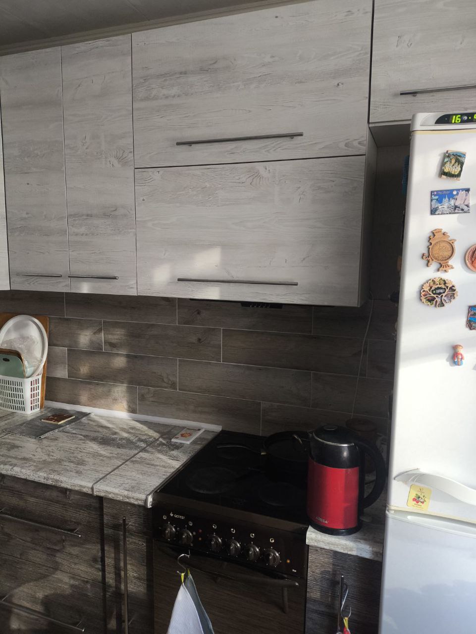 Угловая кухня Элегия 4,1 метра (сосна джексон)