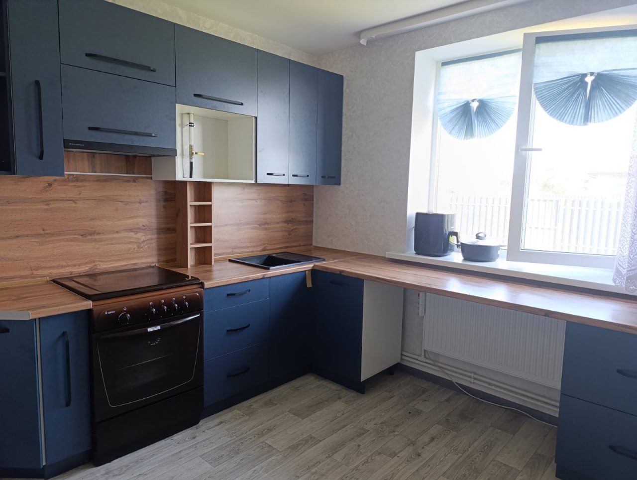 Угловая кухня Магия 4,7 метра (ночное небо)