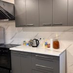 Угловая кухня Лофт-шик 6,4 метров (оникс серый)