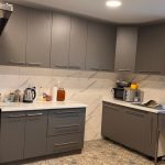 Угловая кухня Лофт-шик 6,4 метров (оникс серый)