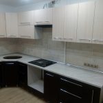 Угловая кухня Современный Комфорт 5 метров (дуб молочный/венге)