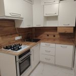 Угловая кухня Лайт Вуд 3,35 метра (белая)