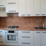 Прямая кухня Эталон 2,4 метра (белый матовый)