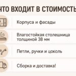 Прямая кухня Айсберг 2,15 метра (кашемир серый)
